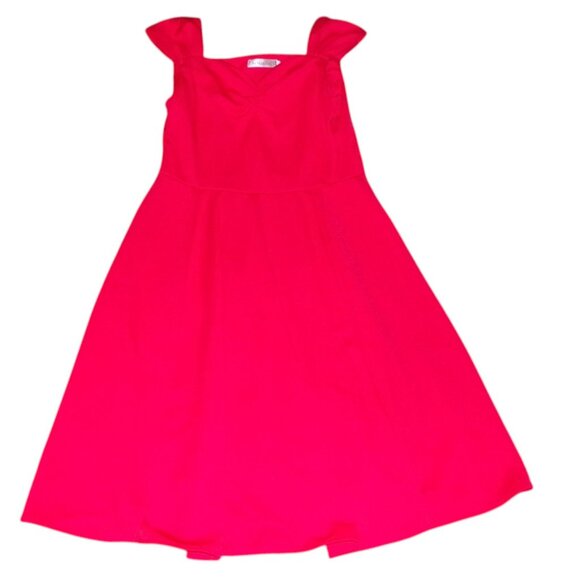 Red Midi Dress - Picture 2 of 7